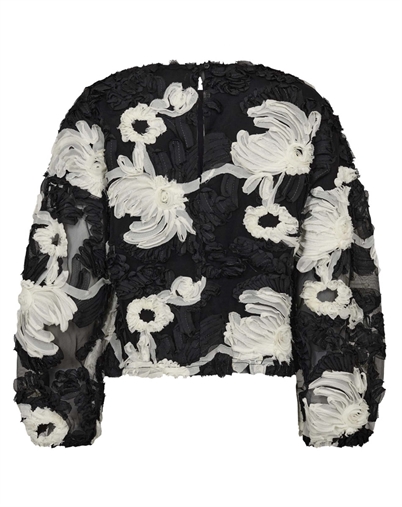 Co'Couture - Fleur CC Fluffy Bluse - Black
